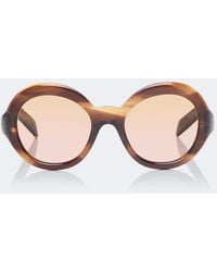 Prada - Shadowplay Round Sunglasses - Lyst