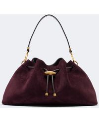 Jimmy Choo - Bon Bon Medium Suede Bucket Bag - Lyst