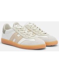 Hogan - Cool Allacciato H Suede Sneakers - Lyst
