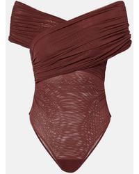SIR. - Jacques Gathered Off-Shoulder Bodysuit - Lyst