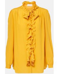 Valentino - Crepe De Chine Shirt - Lyst