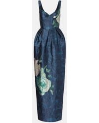 Erdem - Floral Jacquard Gown - Lyst