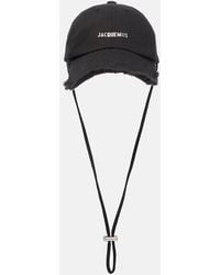 Jacquemus - Raffia Fringe Baseball Cap - Lyst