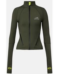 Balenciaga - Logo Zip-Up Top - Lyst