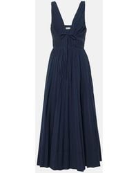 Jonathan Simkhai - Robe Longue Stephanie En Coton Melange - Lyst