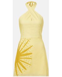 Cala De La Cruz - Veneta Printed Cotton Minidress - Lyst