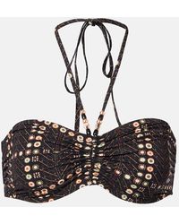 Isabel Marant - Salmage Printed Halterneck Bikini Top - Lyst
