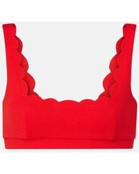 Marysia Swim - Mini Palm Springs Scalloped Bikini Top - Lyst