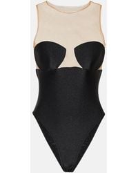 Adriana Degreas - Hands Tulle Bodysuit - Lyst