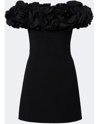 Rebecca Vallance - Odetta Applique Off-Shoulder Crepe Minidress - Lyst