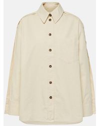 Victoria Beckham - Oversized Cotton Shirt - Lyst