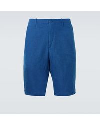 Fedeli - Bermuda-Shorts Ajaccio Aus Leinen - Lyst