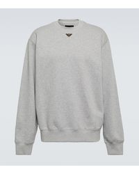 Prada - Sweatshirt aus Baumwolle - Lyst