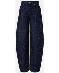 Jacquemus - Logo Barrel-Leg Jeans - Lyst