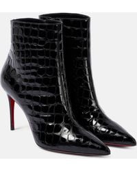 Christian Louboutin - So Kate 85 Black Calf Ali Boots - Lyst