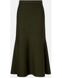 Jonathan Simkhai - Layne Wool Midi Skirt - Lyst