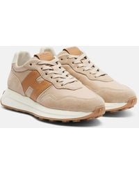 Hogan - H641 Leather And Suede Sneakers - Lyst