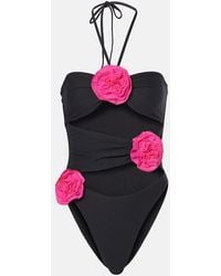 SAME - Banador Con Aplique Floral Y Abertura - Lyst