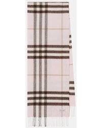 Burberry - Bufanda Giant Check De Cachemir - Lyst