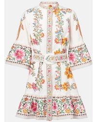 FARM Rio - Minikleid Aus Baumwolle - Lyst