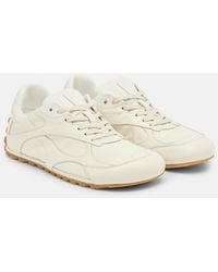 Bottega Veneta - Orbit Flash Leather Sneakers - Lyst