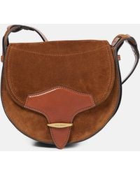 Isabel Marant - Borsa a tracolla Botsy in suede - Lyst