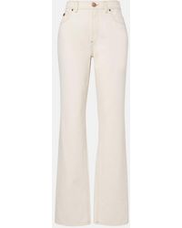 Tod's - High-Rise Straight Jeans - Lyst