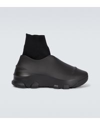 Givenchy Sneakers Alte in Tessuto e Pelle Scamosciata uomo - Glamood Outlet