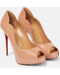 Christian Louboutin - Hot Chick Alta Patent Leather Pumps - Lyst