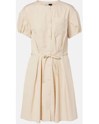 Loewe - Paula's Ibiza Anagram Cotton Poplin Shirt Dress - Lyst