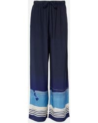 SIR. - Mariner Silk Crepe Wide-Leg Pants - Lyst