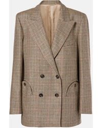 Blazé Milano - Jealousy Everynight Checked Silk Blazer - Lyst