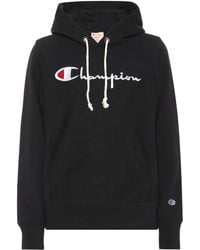 sudadera champion negra mujer