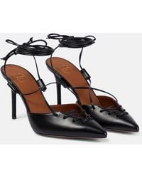 Malone Souliers - Marianna Leather Slingback Pumps - Lyst