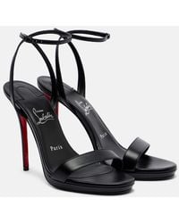 Christian Louboutin - Miss Z 120 Leather Slingback Pumps - Lyst
