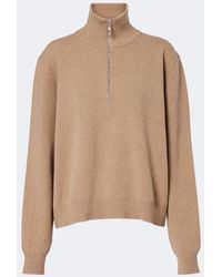 Rohe - Wool-Blend Half-Zip Sweater - Lyst