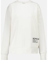Moncler - Sweat-shirt en coton melange - Lyst