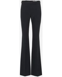 McQueen - Mid-Rise Flared Pants - Lyst