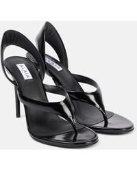 Alaïa - Leather Sandals - Lyst