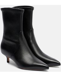 Veronica Beard - Lisa Leather Ankle Boots - Lyst
