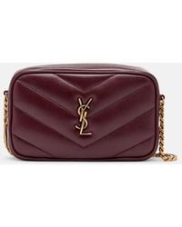 Saint Laurent - Loulou Mini Quilted Leather Camera Bag - Lyst