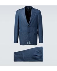 ZEGNA - Wool And Linen Suit - Lyst