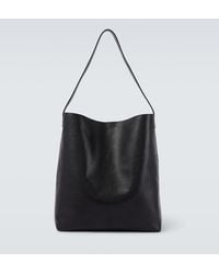 Saint Laurent - Bold Leather Tote Bag - Lyst