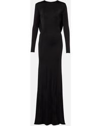 The New Arrivals Ilkyaz Ozel - Roisin Draped Open-Back Gown - Lyst