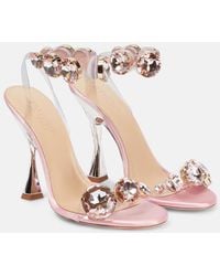 Giambattista Valli - Diamond Clash Embellished Sandals - Lyst