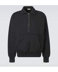 Fear Of God - Cotton Jersey Half-Zip Sweatshirt - Lyst