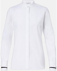 Max Mara - Otranto Cotton-Blend Poplin Shirt - Lyst