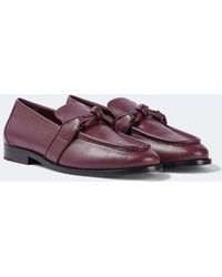 Bottega Veneta - Astaire Knot Leather Loafers - Lyst