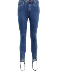 3x1 Skinny Stirrup High-rise Jeans - Blue