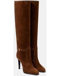 Saint Laurent - Botas Altas Diane 100 De Ante - Lyst